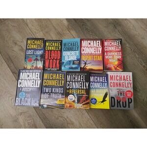 Lot of 10 Mix Paperback Michael Connelly Bestselling Lincoln Lawyer Bosch Crime